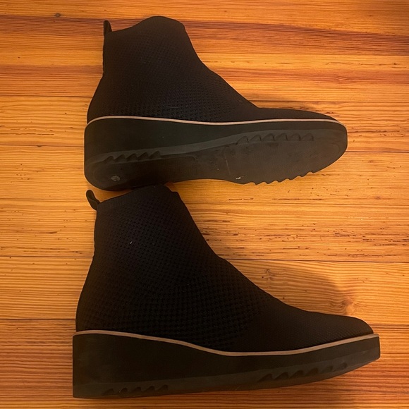 Eileen Fisher London Recycled Stretch Knit Bootie size 8.5 - Picture 7 of 12